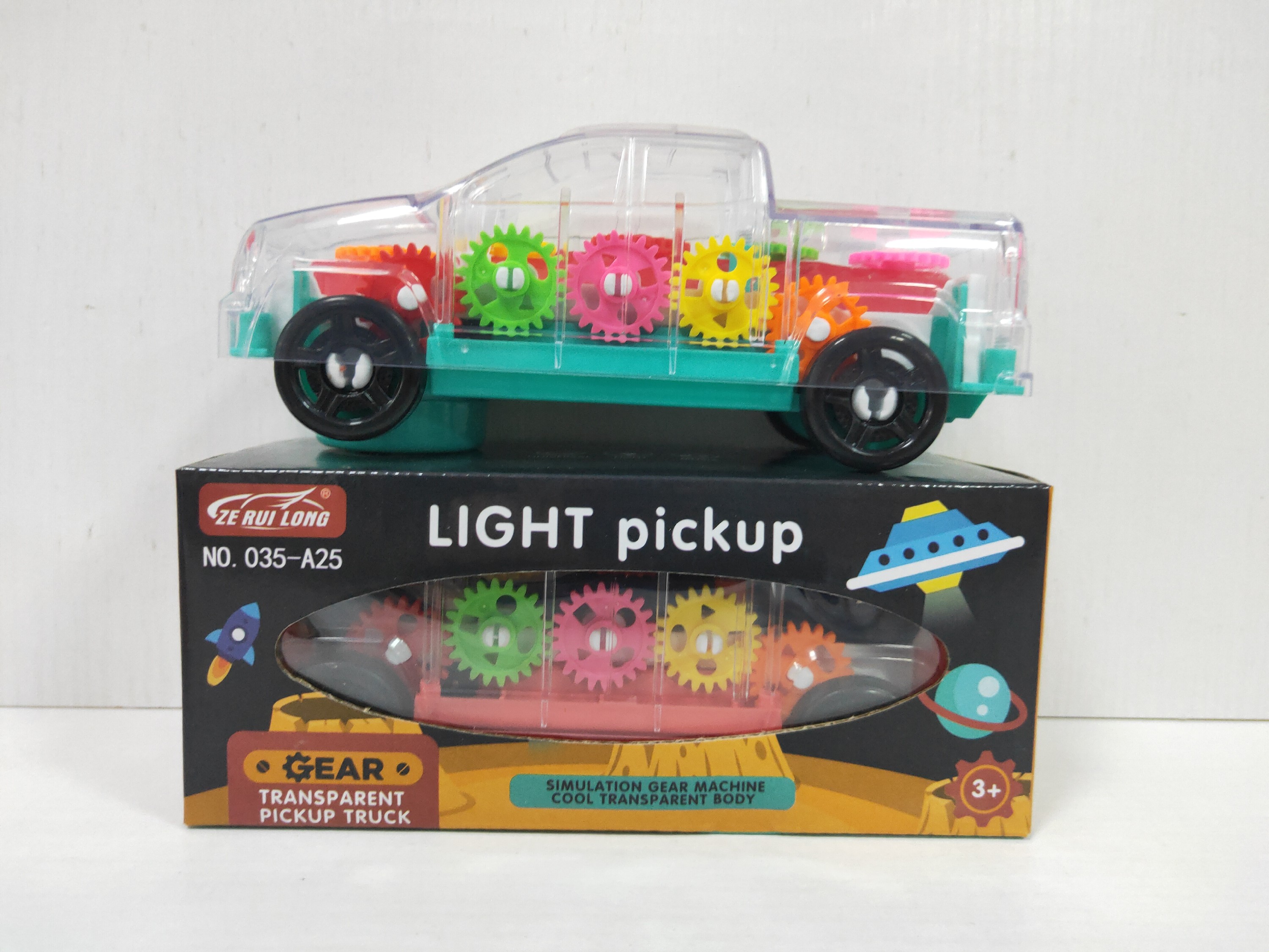 Transparent gear light pickup (English color box)