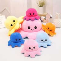 Flip octopus Octopus plush toy Double-sided flip doll Octopus doll rag doll