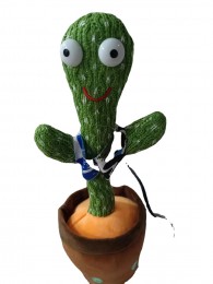 Douyin with the same dancing cactus sand sculpture will twist electric plush toy learn to speak, sing and glow