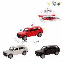 Simulation alloy car with light music pull back to open the door 1:32 spray paint children’s toy F1132-2M