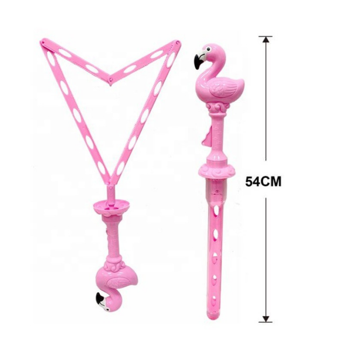 New Flamingo Western Sword with Whistle Bubble Stick Children’s Cartoon Bubble Water Toy