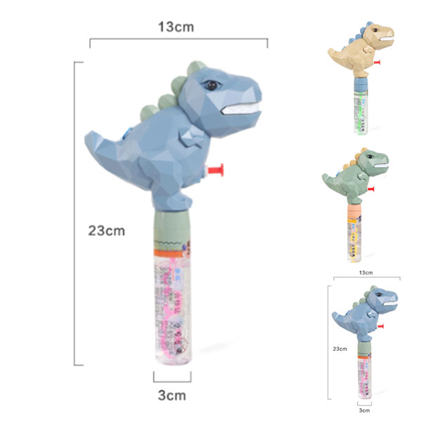 Dinosaur Small Water Gun Bubble Stick Children’s Bubble Water English Packaging