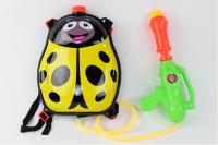 Children’s Seven Star Ladybug Backpack Water Gun Toy Pull-out Beach Playing Water Spray Gun 1010c