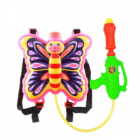 Children’s Butterfly Backpack Water Gun Toys Pull-out Beach Playing Water Gun 1010j