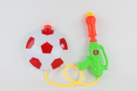 Children’s football backpack water gun toy pull-out beach water spray gun 1010Q