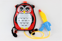 Children’s owl backpack water gun toy pull-out beach water spray gun 1010-22