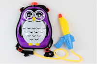 Children’s owl backpack water gun toy pull-out beach water spray gun 1010-22