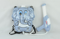 Children’s elephant backpack water gun toy pull-out beach water spray gun 1030-29