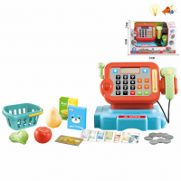 Cash register set English packaging simulation children’s toys desktop lighting music calculation cash register LT8802-5C