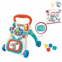 Writing pad trolley combination Lighting Music English packaging Baby toys 668-133