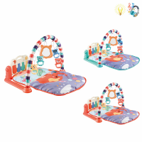 Foot piano combination Lighting music English packaging Baby toys 668-122