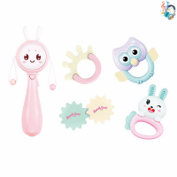 Rocking music Boiled rattle combination Music English packaging Baby toys 668-5