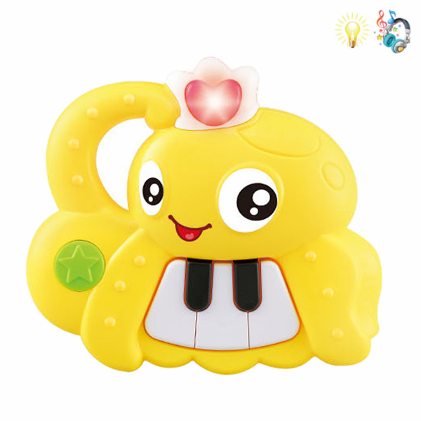 Animal piano cartoon light music English packaging children’s toys