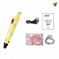 Low temperature 3D printing pen set with USB, battery pack, children’s toys in Russian packaging