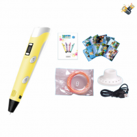 Low temperature 3D printing pen set with USB, battery pack, children’s toys in Russian packaging