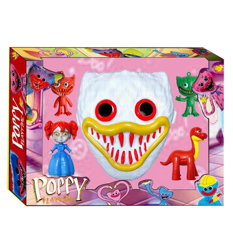 Poppy playtime 3 models 4pcs 2.5-4.5 inch Poppy doll poppy+mask English packaging children’s toys