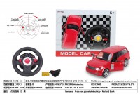 1:12 Four-way simulation Lansheng remote control car with light manual door open with No. 6 steering wheel