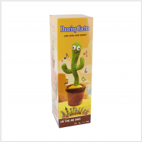 Dancing Cactus sand Toy Electronic Shake Toy With The Dong Plush Cute Dancing toy with Package Box