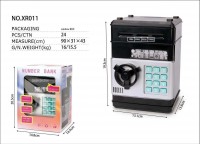 Password box/large door number bank black