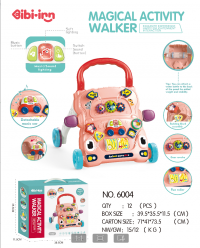 Magical Activity Walker Music car baby walker (red)