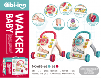 Walker baby Steering wheel walker (red)