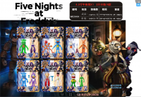 4.5 inch Midnight Bear X1 five nights at freddy’s bulk WB20484