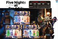 4.5 inch Midnight Bear X1 five nights at freddy’s 4 cards/3 styles WB20485