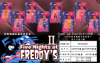 Teddy Bear’s Midnight Harem II Five nights at freddy’s Single card / 8 styles SF223491