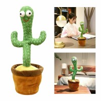 Dancing Cactus sand Toy Electronic Shake Toy With The Dong Plush Cute Dancing toy without Package Box