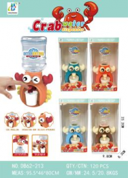 Q cute crab children’s mini water dispenser children’s toys English packaging