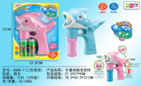 Summer Children’s Bubble Water Toys Cartoon Dolphin Bubble Gun Children’s Toys English Packaging