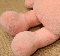 Rabbit plush toy ears and feet can be pulled out and retractable rabbit doll